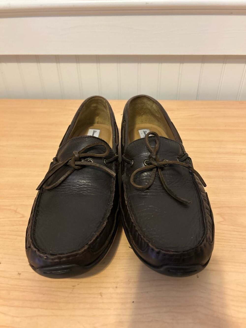 Tommy Bahama Brown Leather Boat Shoes Loafers